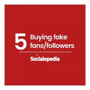 Social media brand problem buying followers